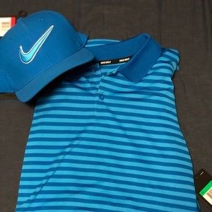 COMBO (Nike golf shirt and hat)